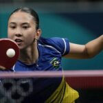 Giulia Takahashi jogou nas duplas femininas e mistas e ainda jogará no individual e por equipes.
