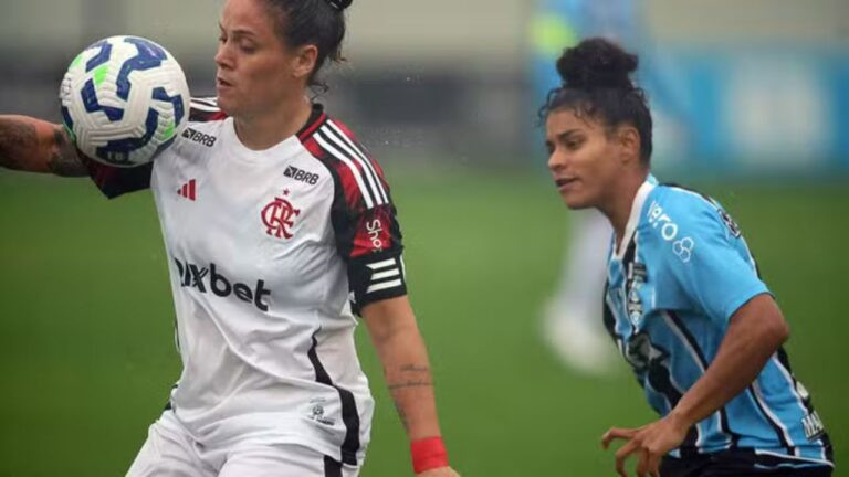 Grêmio e Flamengo ficam no empate e time gaúcho está eliminado do Brasileirão feminino
