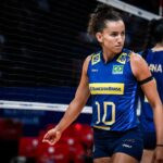 Brasil sofre susto no segundo set, mas se recupera e bate a Bulgária pela VNL feminina