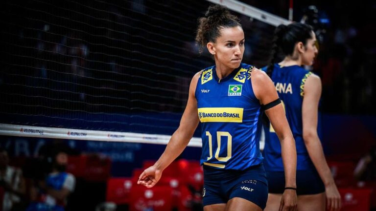 Brasil sofre susto no segundo set, mas se recupera e bate a Bulgária pela VNL feminina