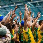 Equipes brasileiras comemoram em imagem de arquivo