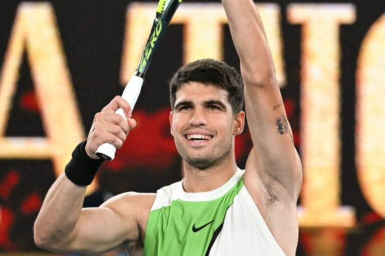 Carlos Alcaraz no Australian Open 2026