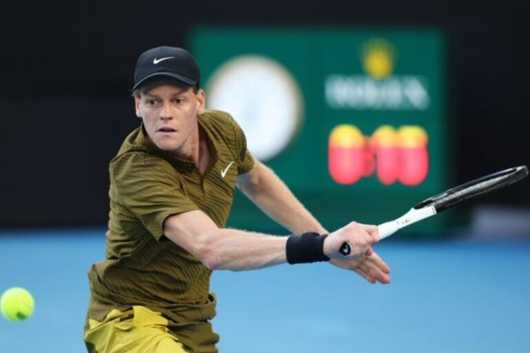 Jannik Sinner no Australian Open