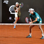 Guto Miguel e Gustavo Heide na Quadra Guga Kuerten do Rio Open 2026