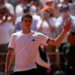 Juan Manuel Cerundolo em partida de Roland Garros 2026