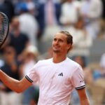 Alexander Zverev em partida de Roland Garros 2026