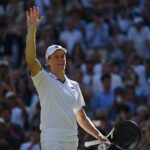 Jannik Sinner em Wimbledon