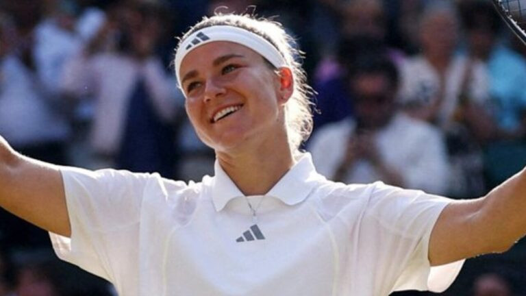 Karolína Muchová em Wimbledon
