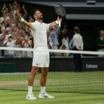 Novak Djokovic em Wimbledon