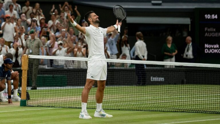 Novak Djokovic em Wimbledon