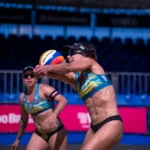 Carol Solberg e Rebecca confirmam favoritismo, mas demais duplas brasileiras oscilam no segundo dia do Elite 16 feminino