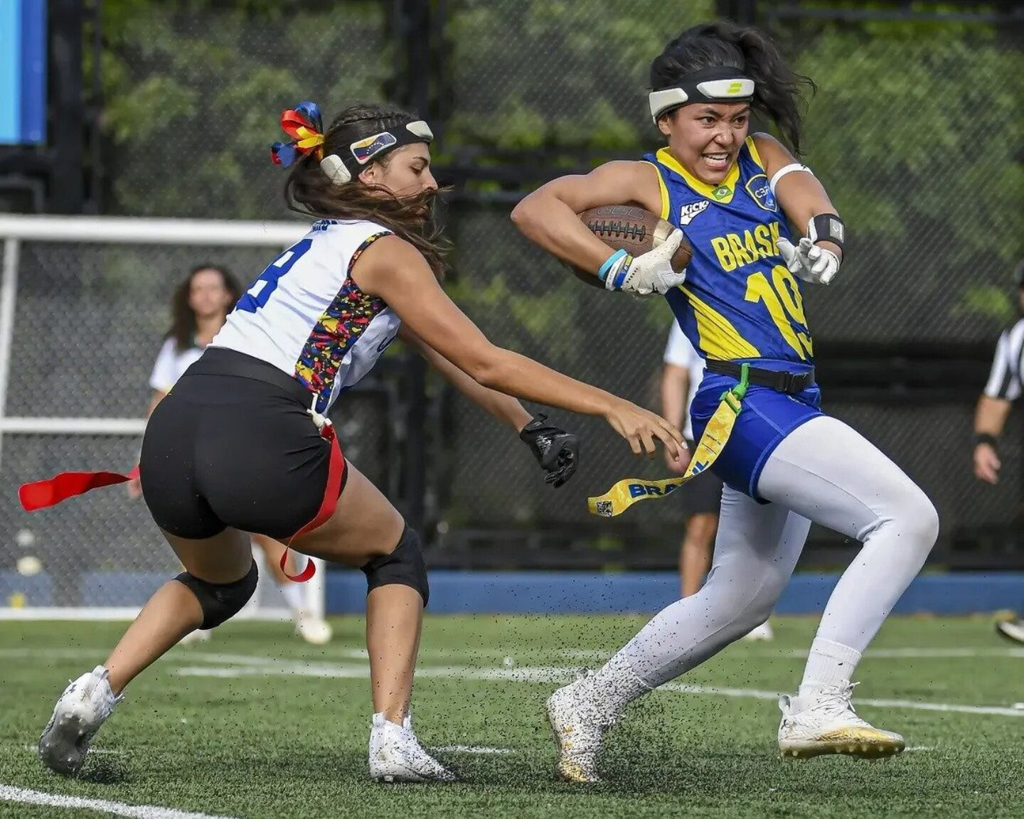 flag Football Feminino Seleção feminina, campeã no Sul-Americano, estreou com derrotas - foto: Ernesto Campuzano / EC Sports Images (arquivo)