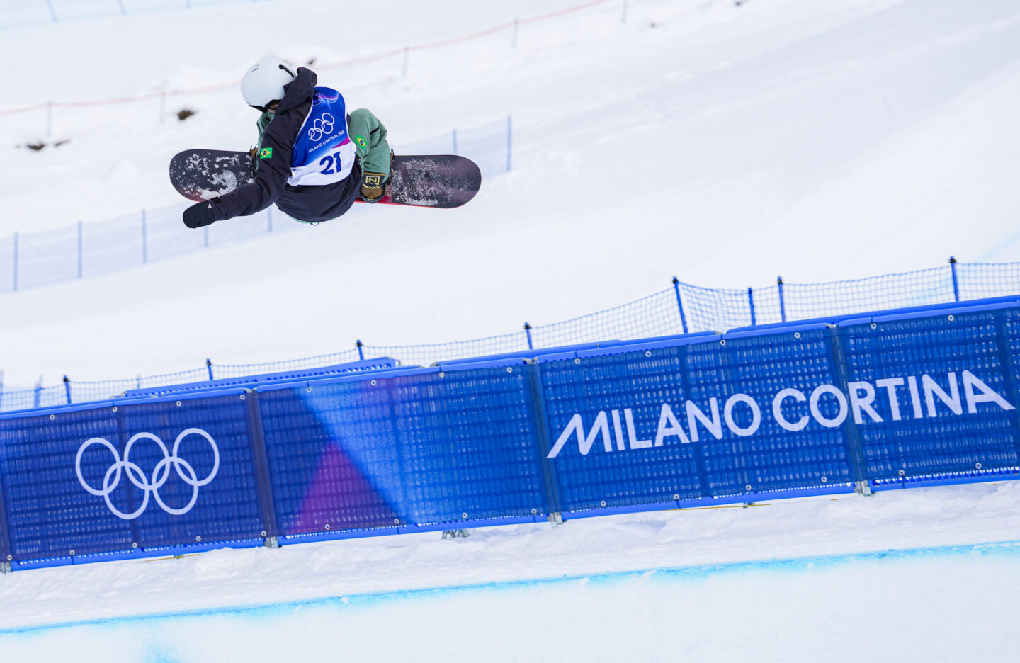 Agostinho Teixeira em Milão-Cortina. - Foto: Rafael Bello/COB