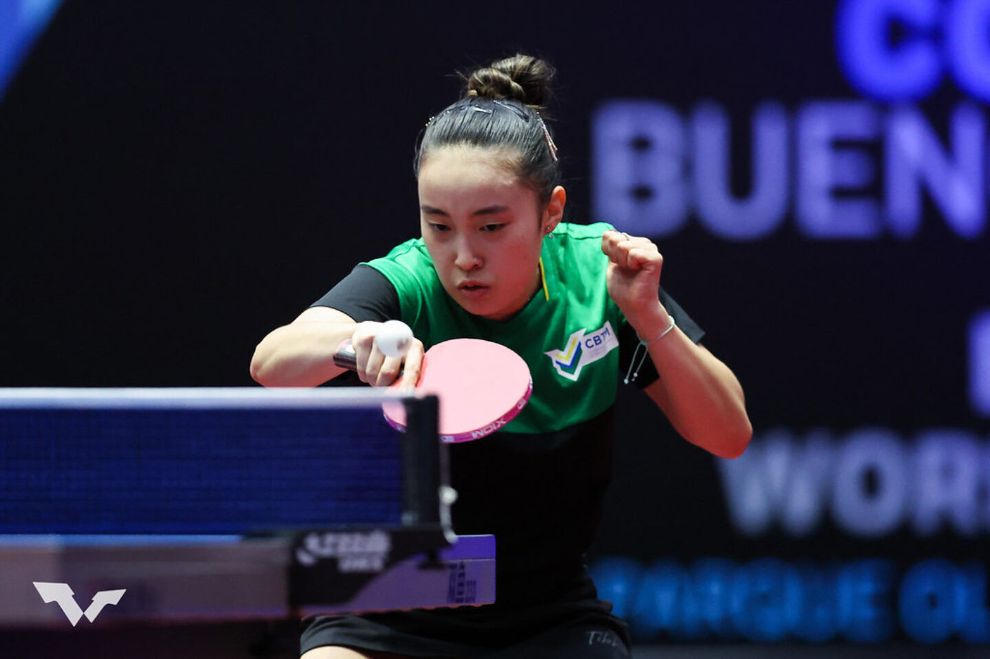 Laura Watanabe teve jogo suspenso pelo ocorrido (Foto: WTT)