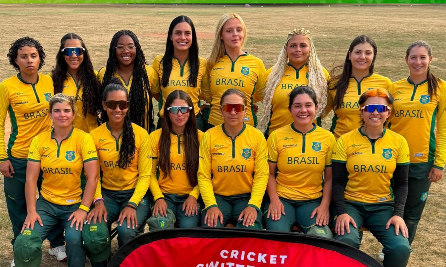 Críquete Feminino Brasil bateu a Espanha e garantiu o título internacional - Foto: Cricket Brasil