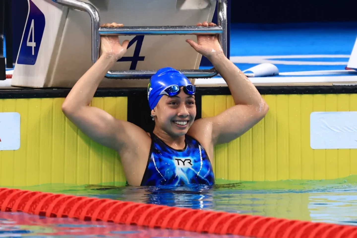 Beatriz Flausino, nova recordista mundial dos 100m peito SB14 | Foto: Marcello Zambrana/CPB