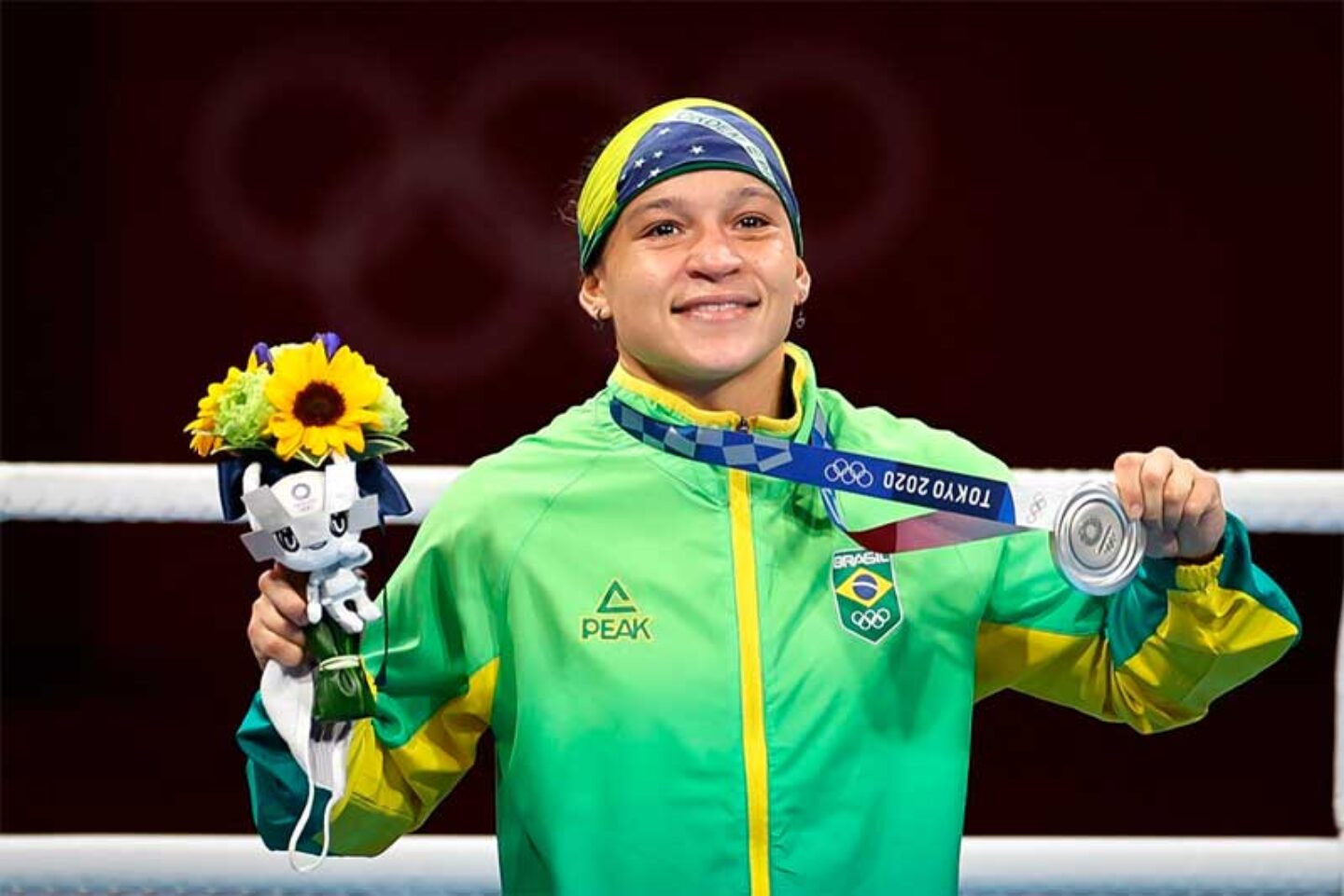 Bia Ferreira foi a primeira mulher sul-americana em uma final olímpica no boxe - Foto: Jonne Roriz/COB arquivo