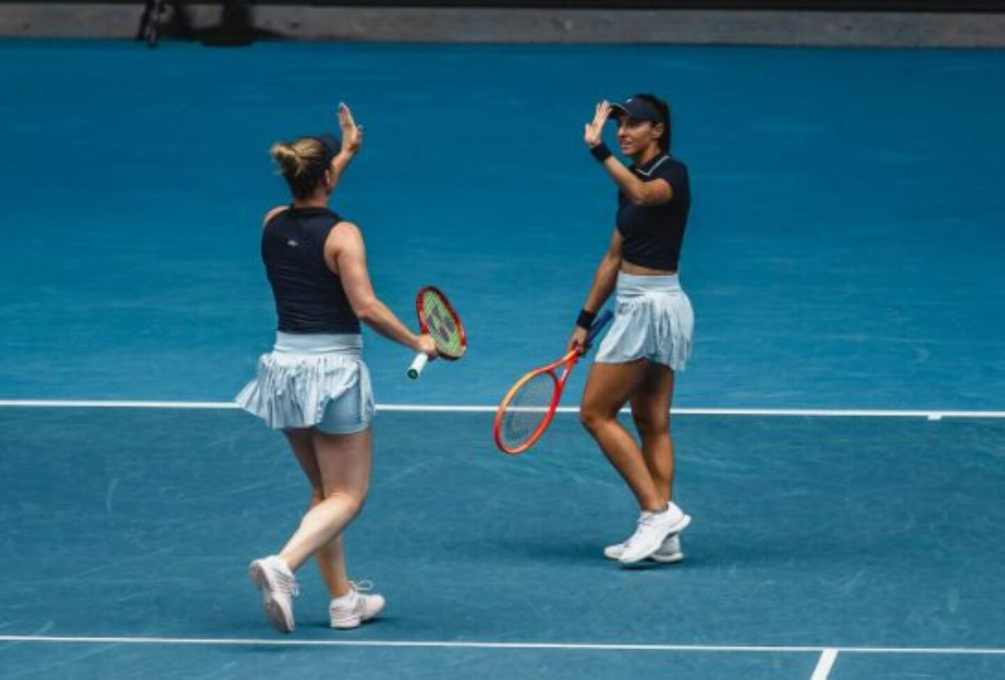 Luisa e Dabrowski. Foto: Divulgação/Australian Open.
