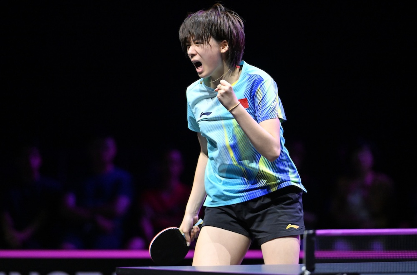 Chen Yi em vitória na World Table Tennis Chen Yi em vitória na World Table Tennis