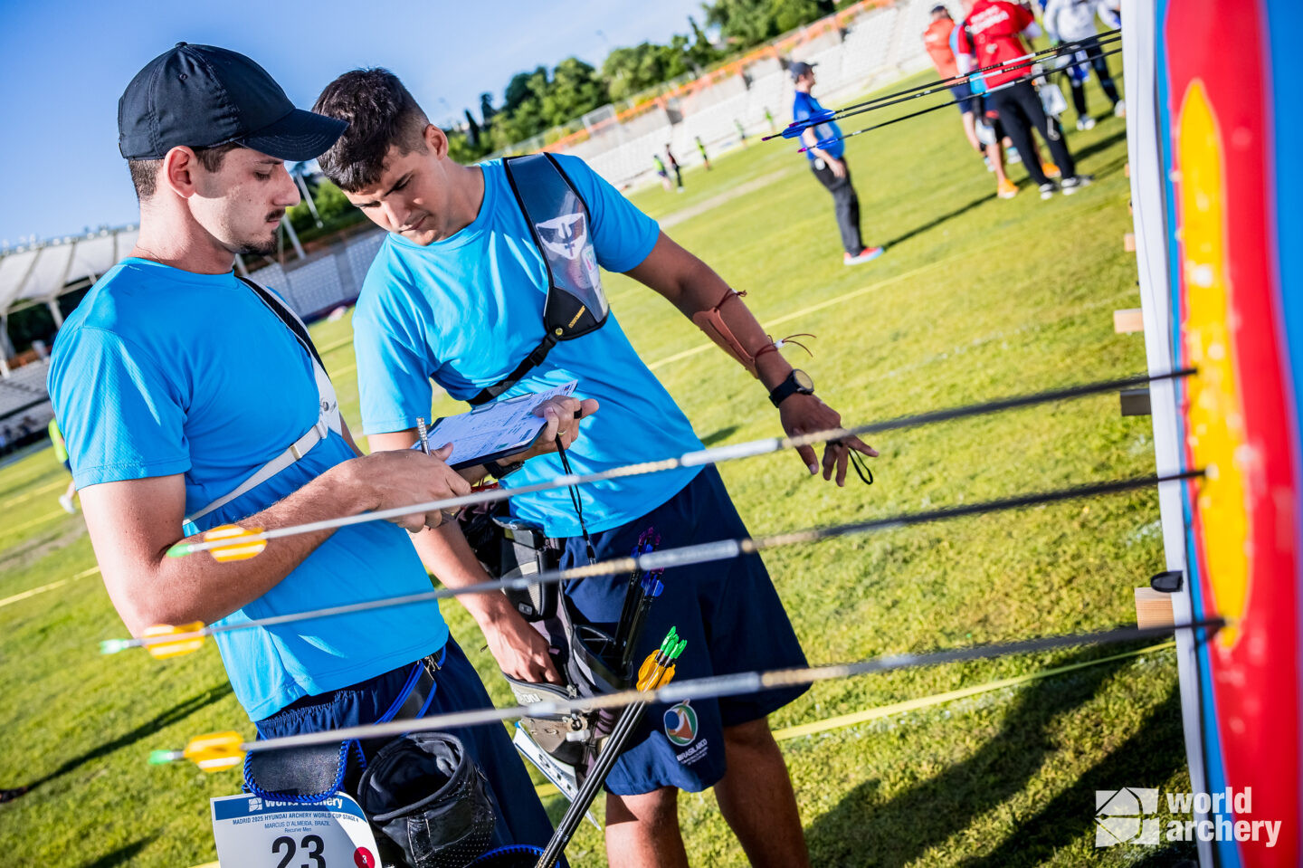Confronto brasileiro marcou a terceira fase (Foto: World Archery)