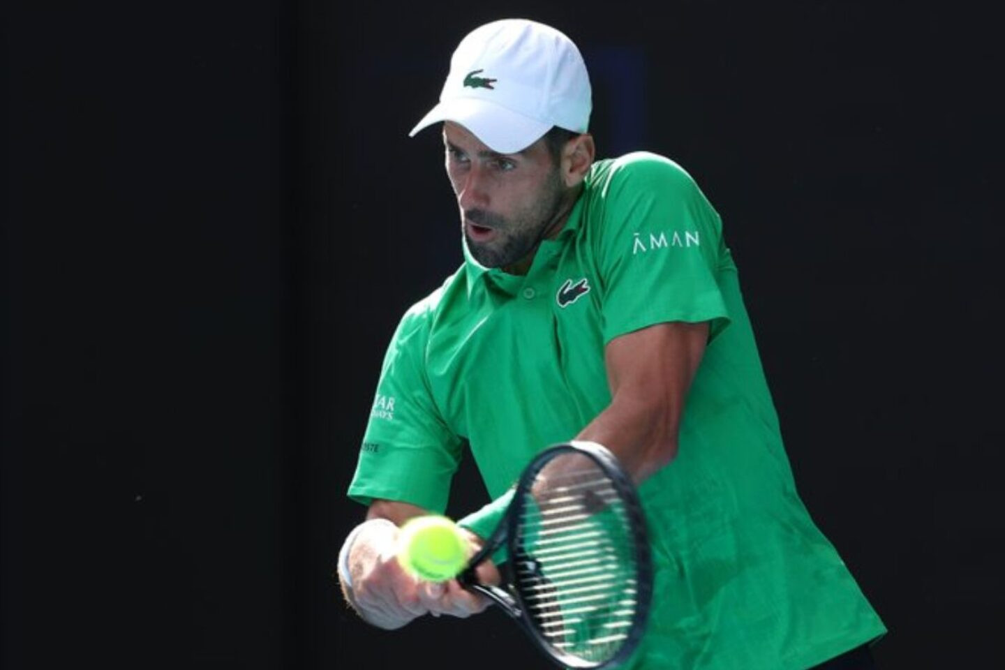 Djokovic em ação no AO 2026