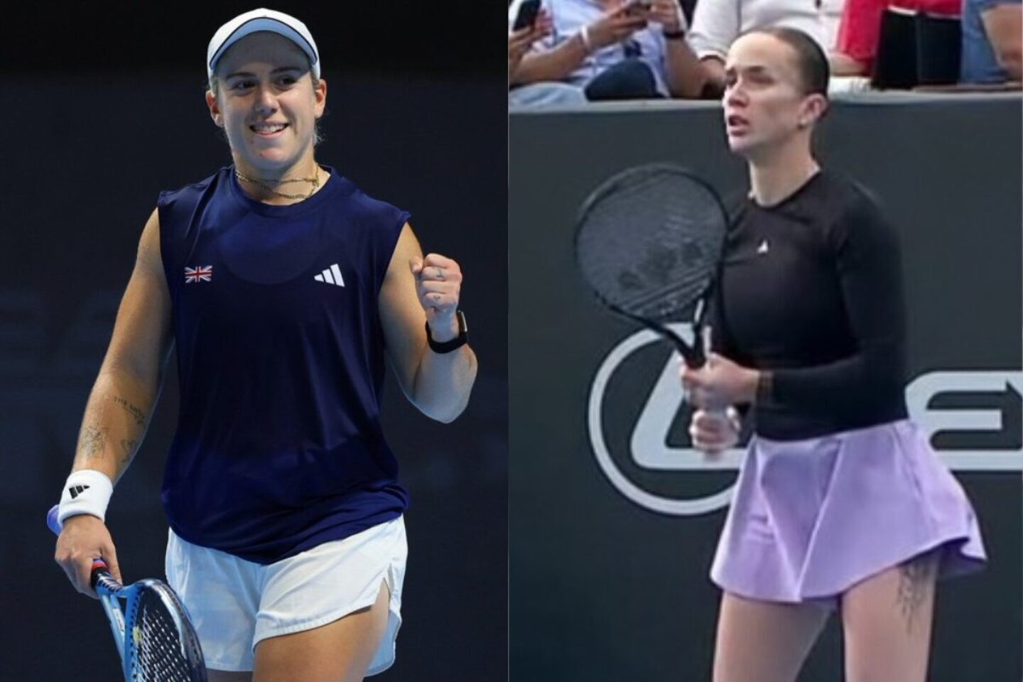 Elina Svitolina e Sonay Kartal cara a cara