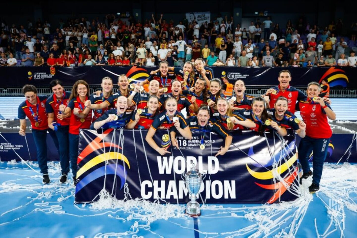 Espanha vence pela segunda vez o Mundial sub-18 de handebol feminino