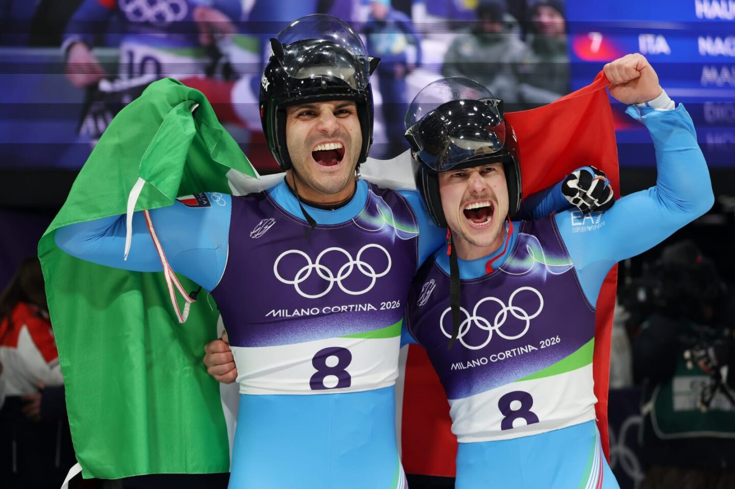 Os italianos Emanuel Rieder/Simon Kainzwaldner campeões nas duplas masculinas / Foto: Reprodução: X