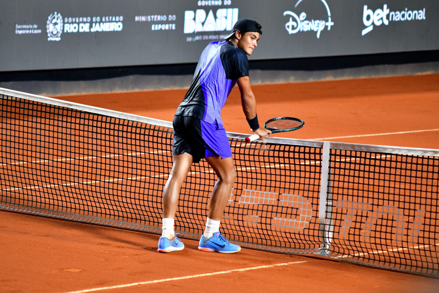 Guto Miguel na Quadra Guga Kuerten do Rio Open