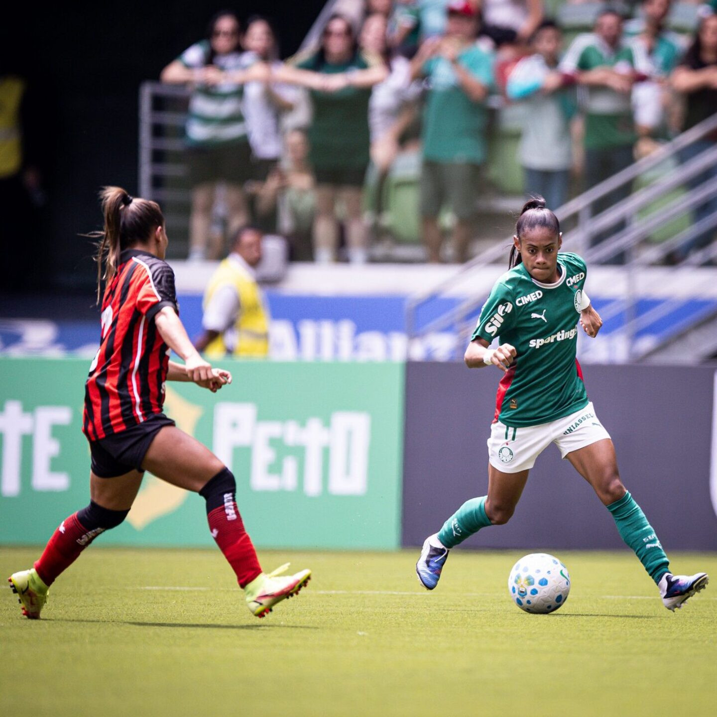 Tainá Maranhão vem se destacando no Palmeiras - Foto: Victor Froes/Palmeiras arquivo