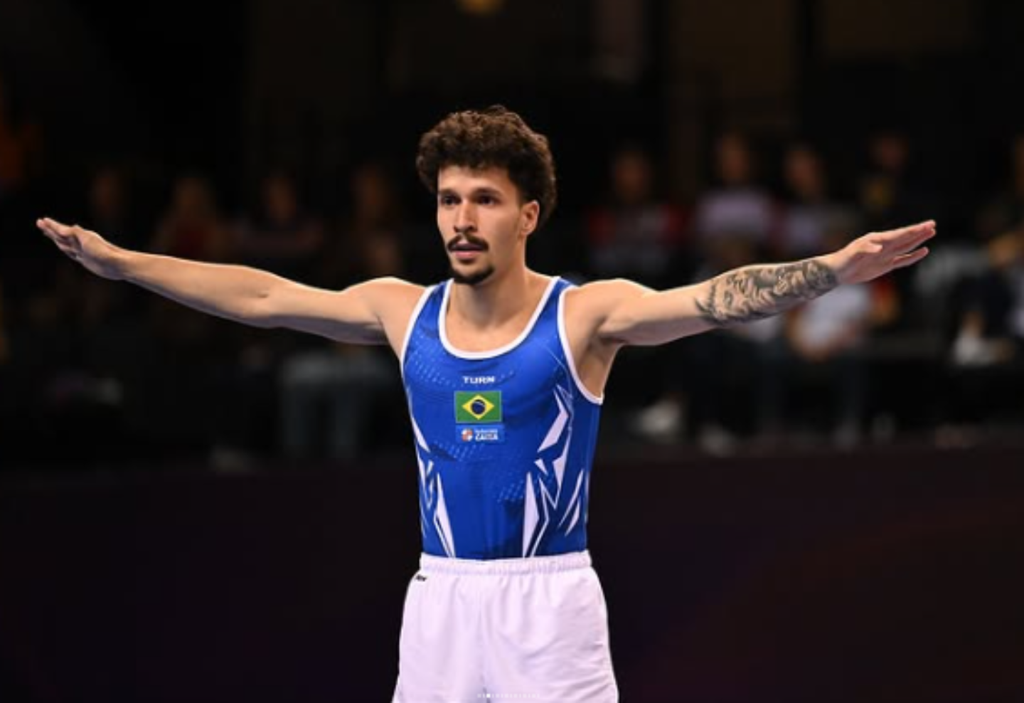 Gabriel Souza, na imagem, fez parceria com Vinicius Celestino e juntos chegaram às semifinais. - Foto: Filippo Tomasi/CBG