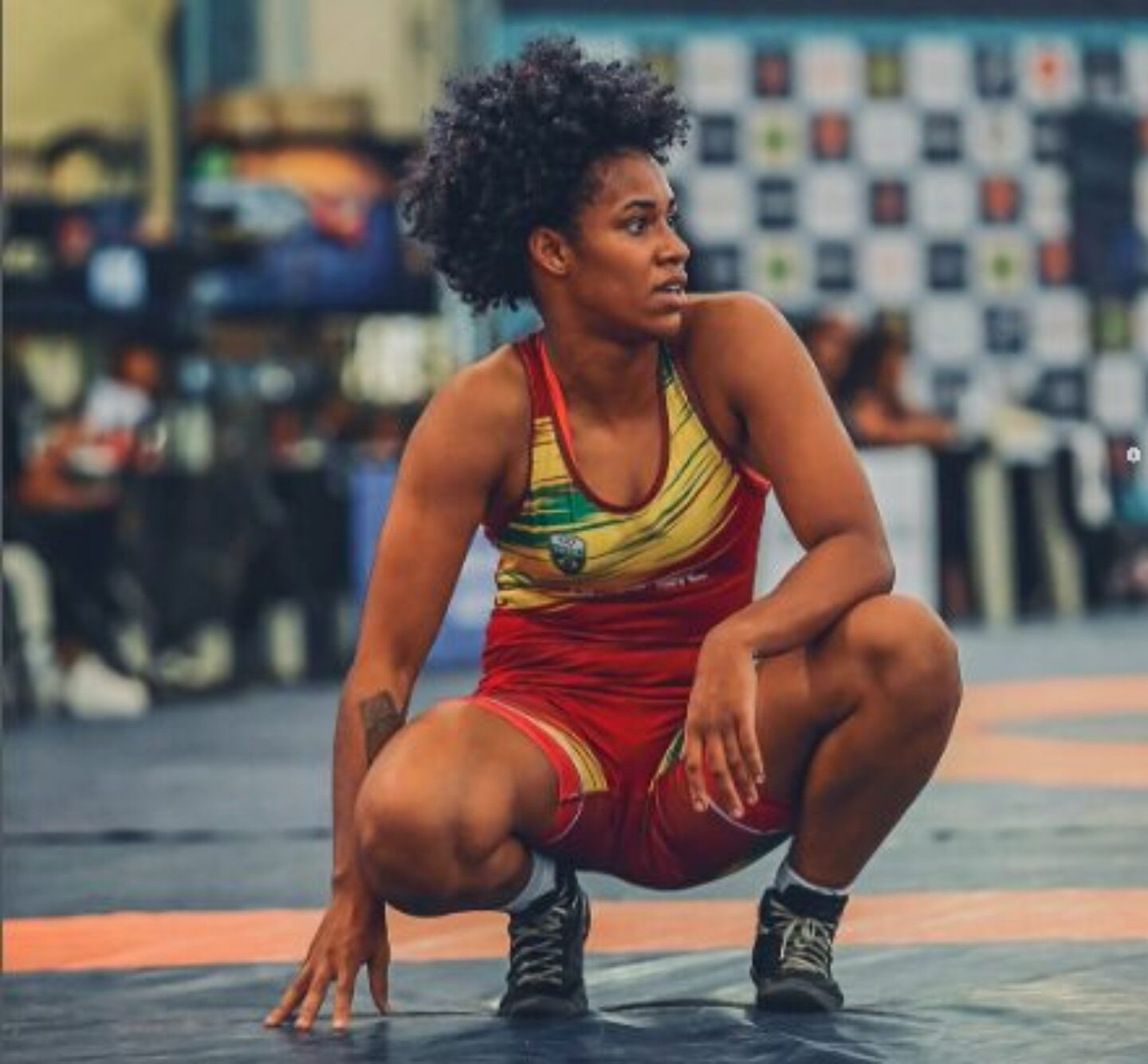 Foto: Instagram pessoal da atleta @mayara_wrestling