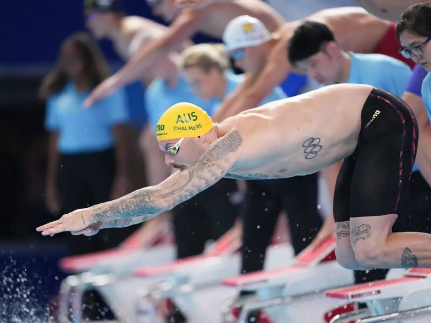 Kyle Chalmers, responsável pela virada australiana na final (Foto; Aniko Kovacs & Mike Lewis /World Aquatics)