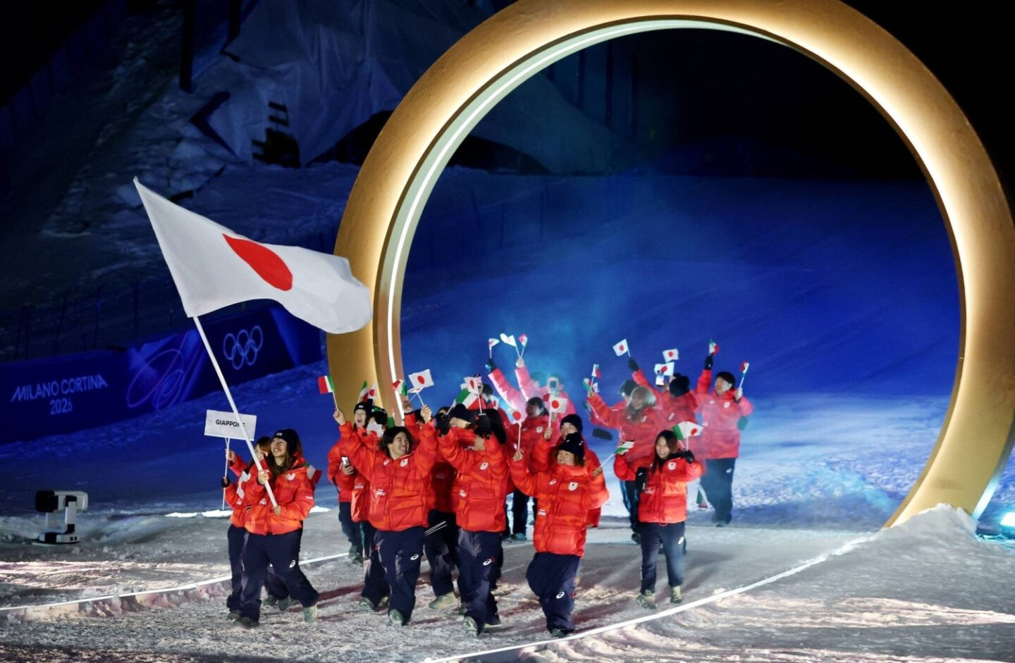 Japão_Milão Cortina Foto: REUTERS