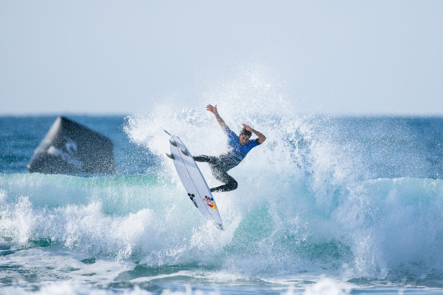 BELLS BEACH, VICTORIA, AUSTRALIA - APRIL 5: Joao Chianca of Brazil surfs in Heat 5 of Round Two at the Rip Curl Pro Bells Beach on April 5, 2026 at Bells Beach, Victoria, Australia. (Photo by Ed Sloane/World Surf League)