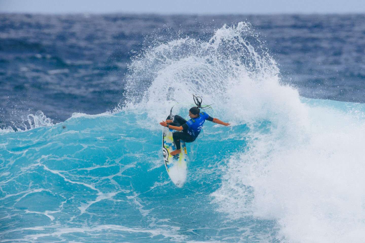 MARGARET RIVER, WESTERN AUSTRALIA, AUSTRALIA - APRIL 25: Luana Silva of Brazil surfs in Heat 3 of the Quarterfinals at the Western Australia Margaret River Pro on April 25, 2026 at Margaret River, Western Australia, Australia. (Photo by Hannah Anderson/World Surf League)