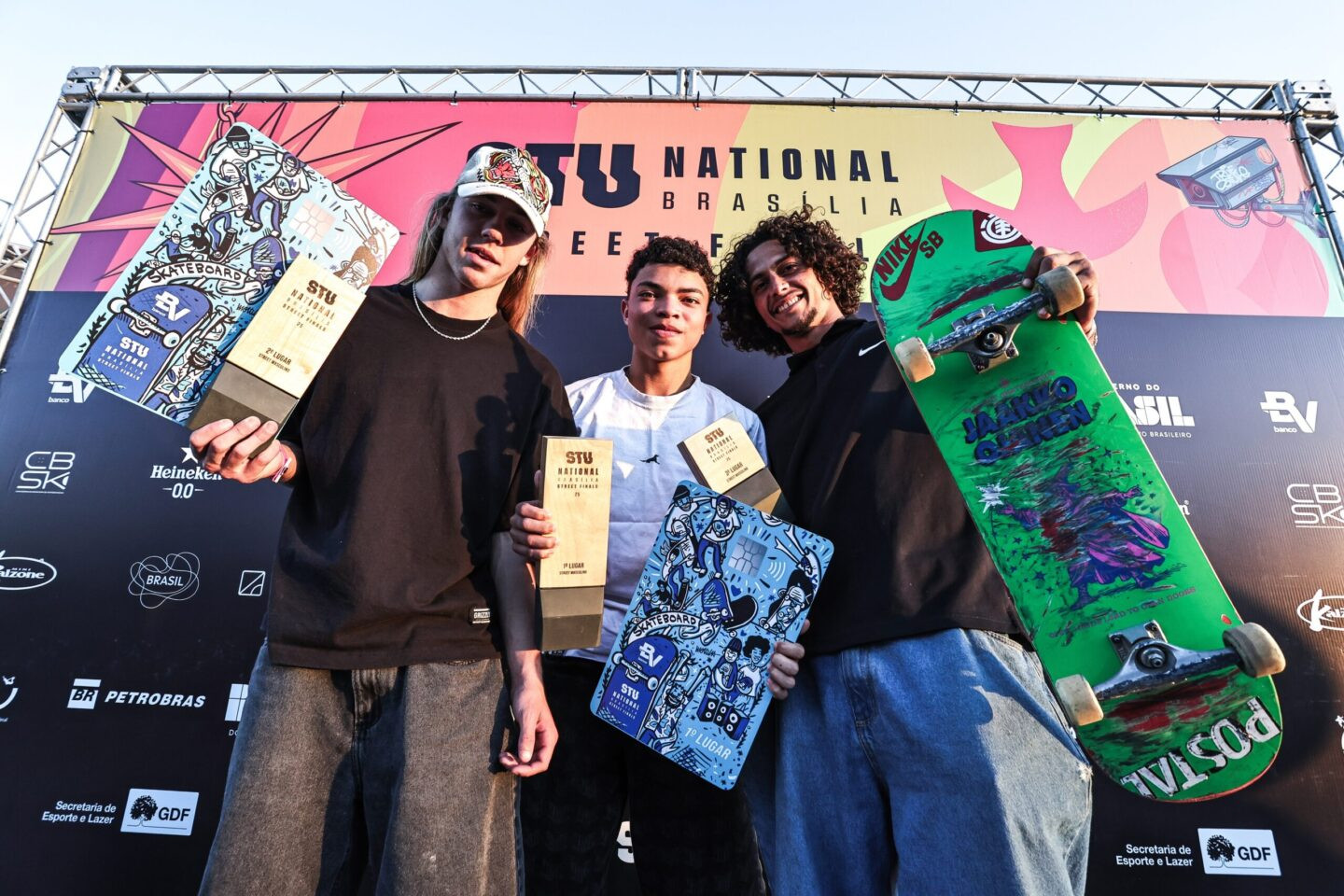 Pódio masculino Foto: Pablo Vaz/STU