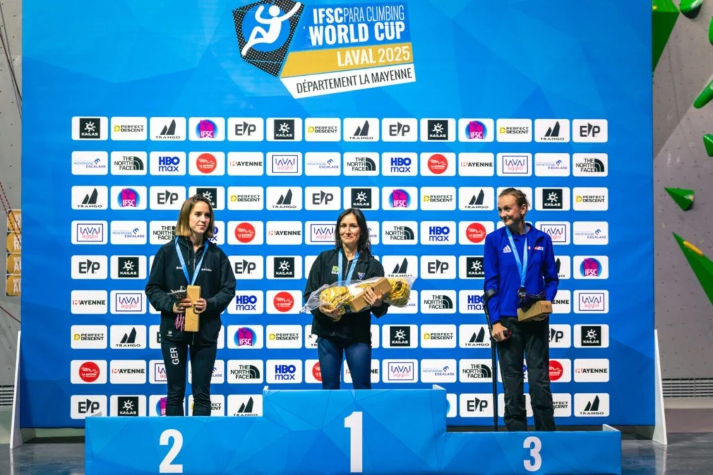 Pódio_Marina Dias Foto: Jan Virt/IFSC