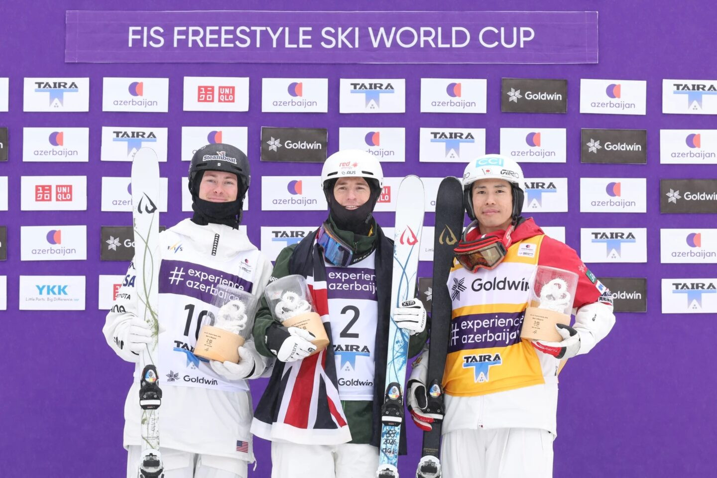 Pódio_Moguls Foto: FIS/ActionPress/Taro Tampo