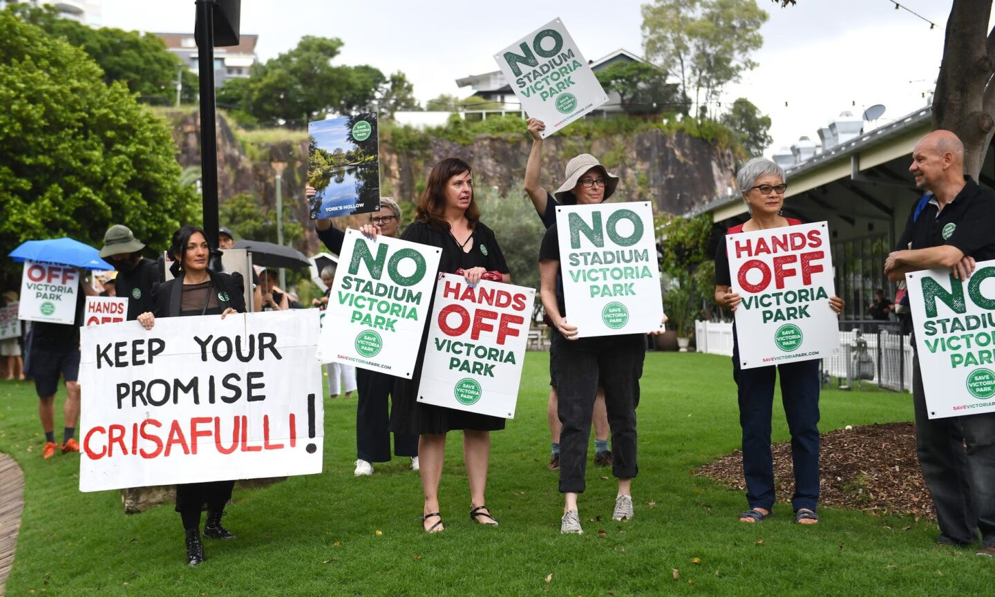Protestos_Brisbane Foto: Jono Searle/AAP