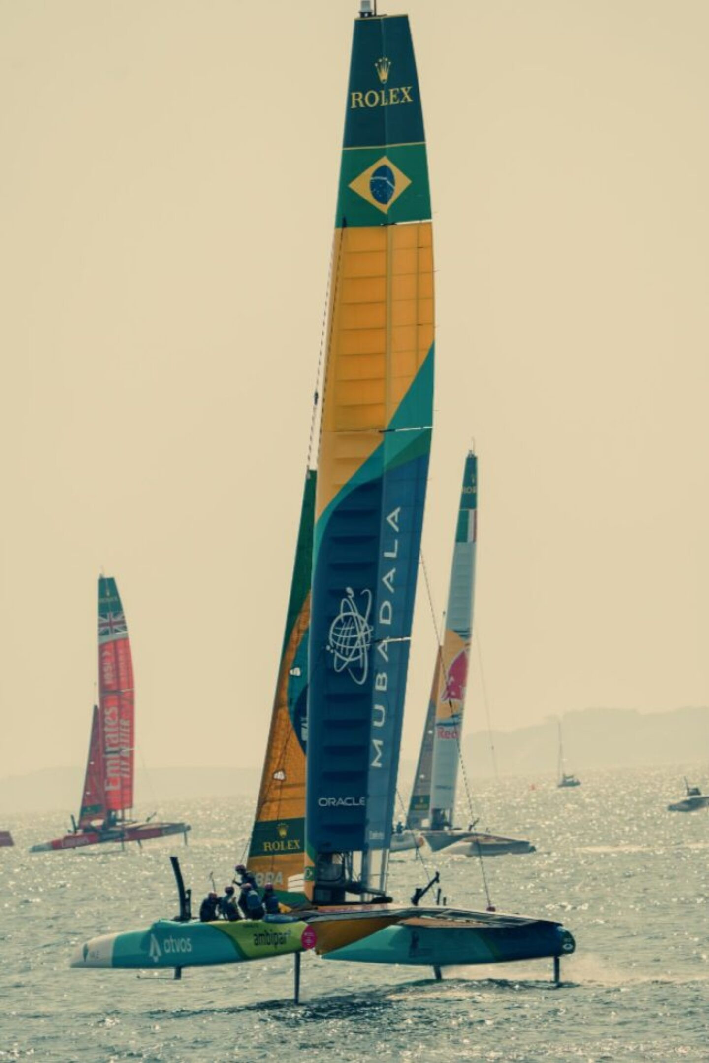 Foto: AT Films / Divulgação Mubadala Brazil SailGP Team