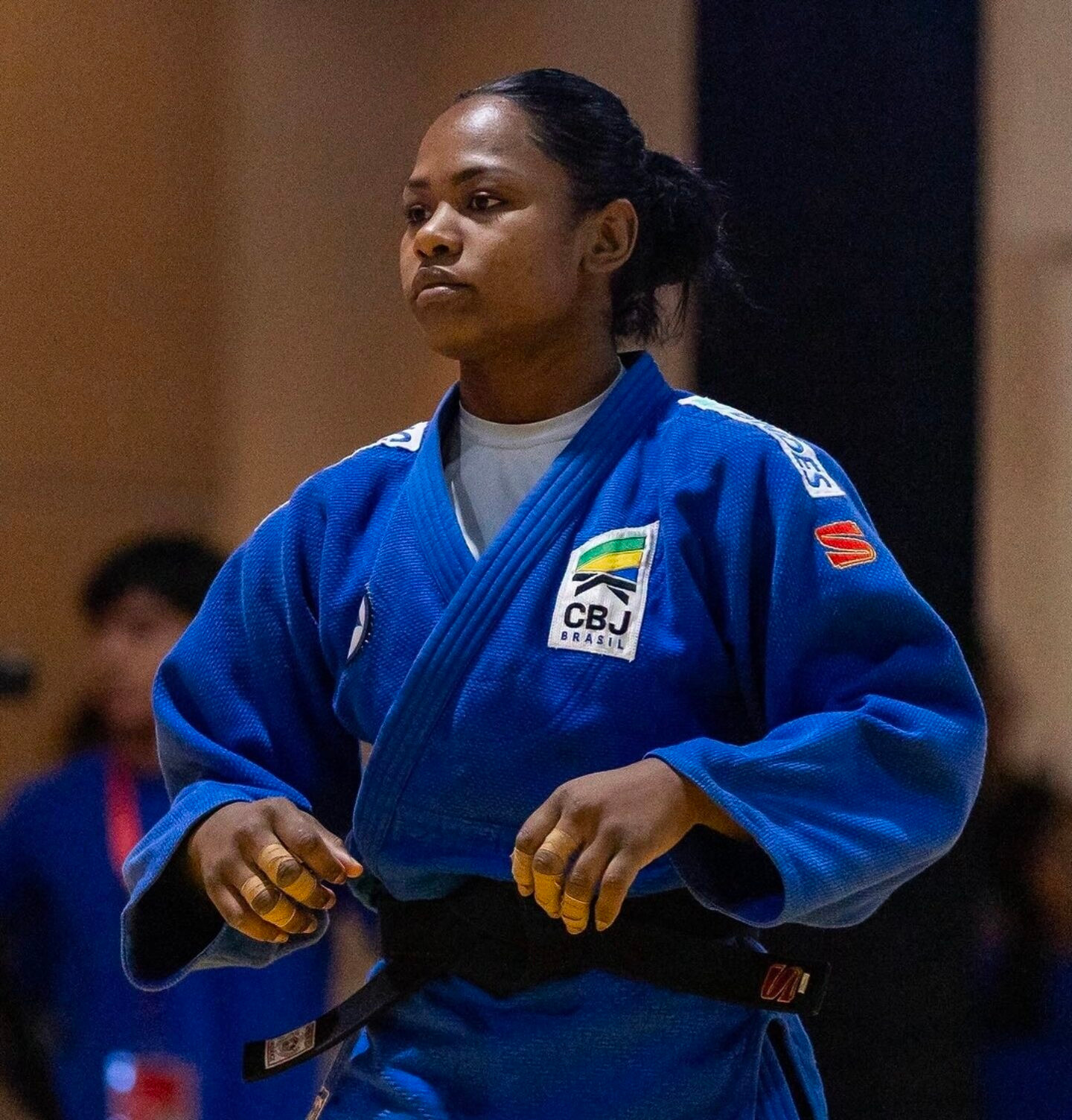 Nauana Silva conquistou o ouro na categoria até 70kg feminino. - Foto: Grasiela Gonzaga / Ruasmidia / CBJ