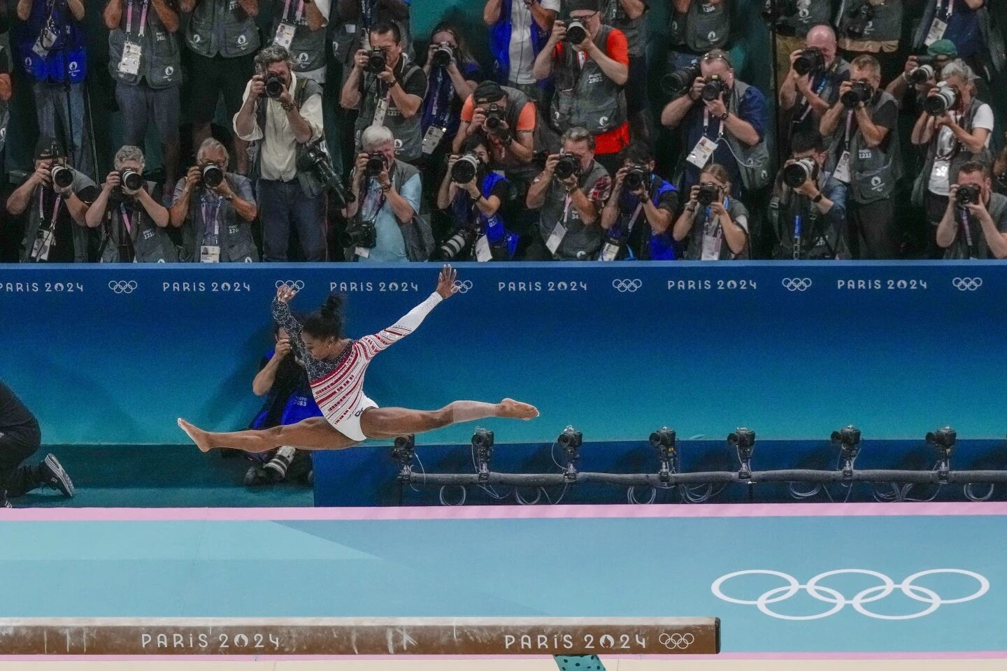 Simone Biles Foto: AP/Morry Gash