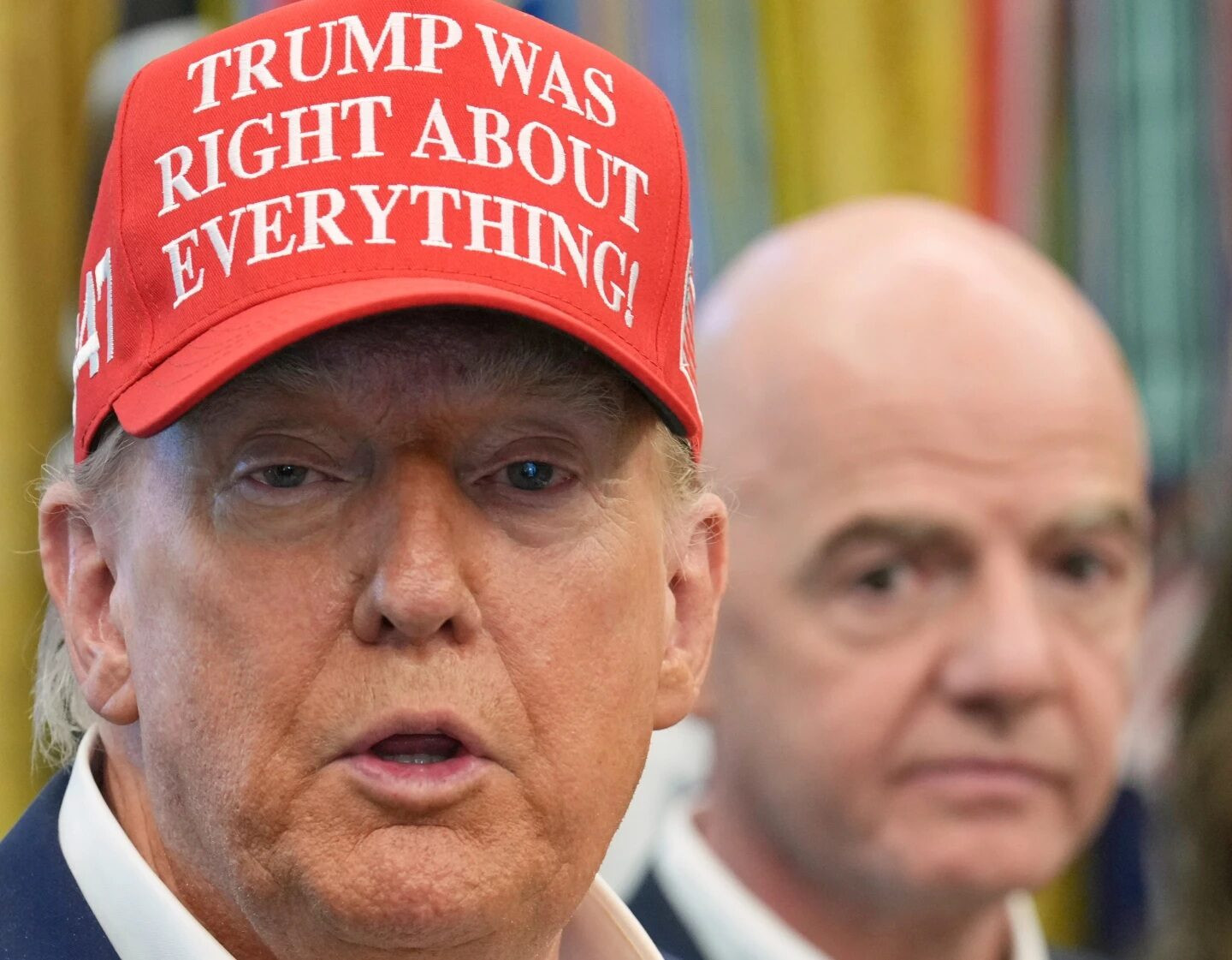 Trump_Infantino Foto: Jacquelyn Martin/AP