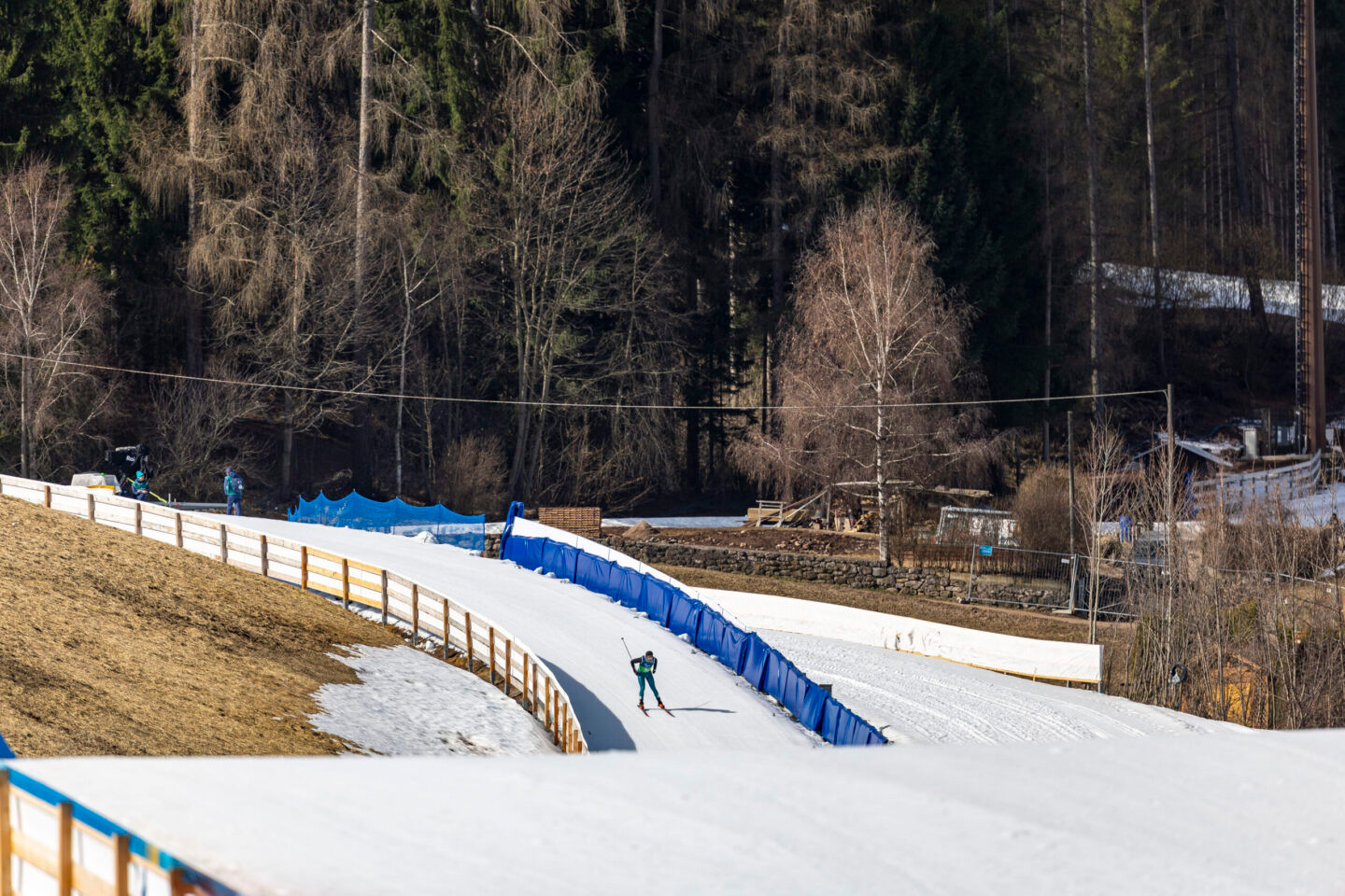14.03.26 - WELLINGTON DA SILVA - Jogos Paralímpicos de Inverno Milão-Cortina 2026 - Prova de Revezamento do Ski Cross-country no Tesero Cross-Country Skiing Stadium, em Tesero, Itália. Foto: Alessandra Cabral/CPB