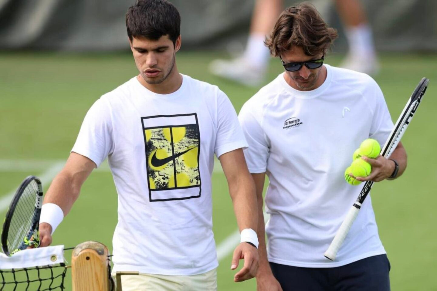 Alcaraz e Ferrero. Foto: Clive Brunskill.