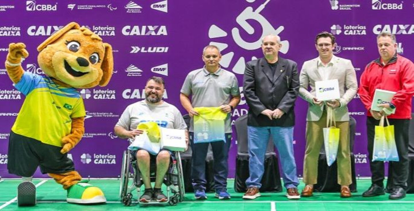 Para Badminton Autoridades presentes na Cerimônia de Abertura - Foto: Divulgação CBBd