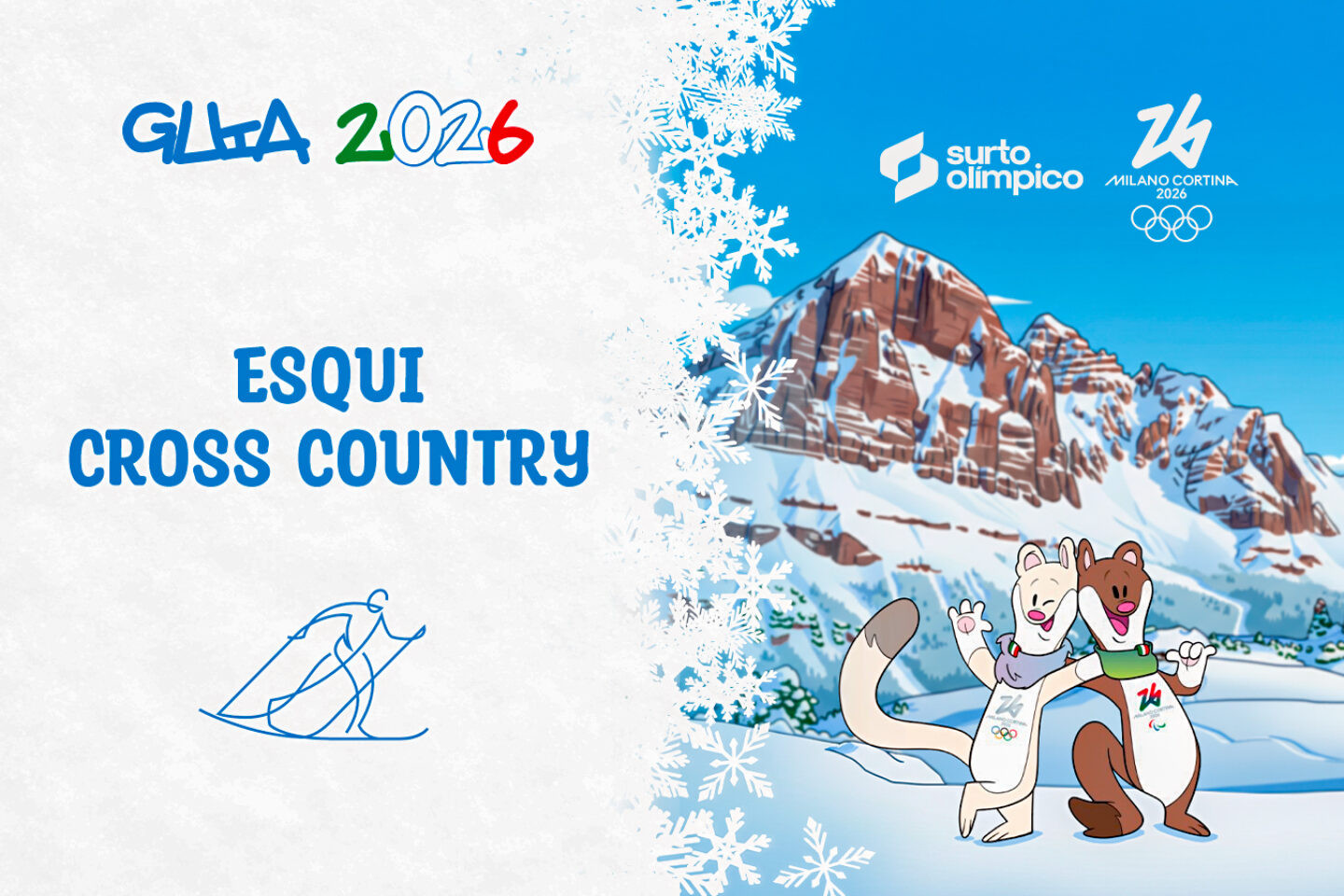 esqui-cross-country Arte de Vitor Pata