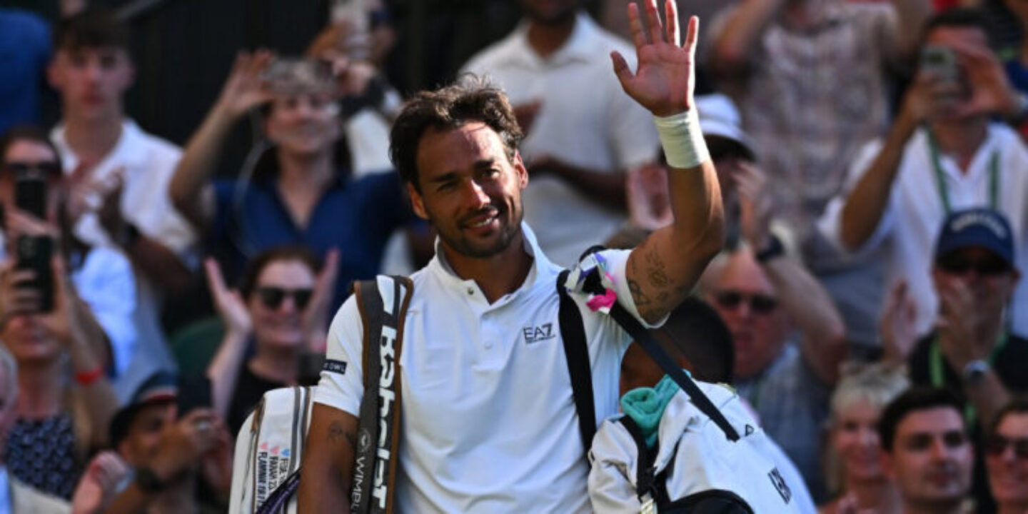 Fognini após sua última partida na carreira. Foto: IG/Fabio Fognini.