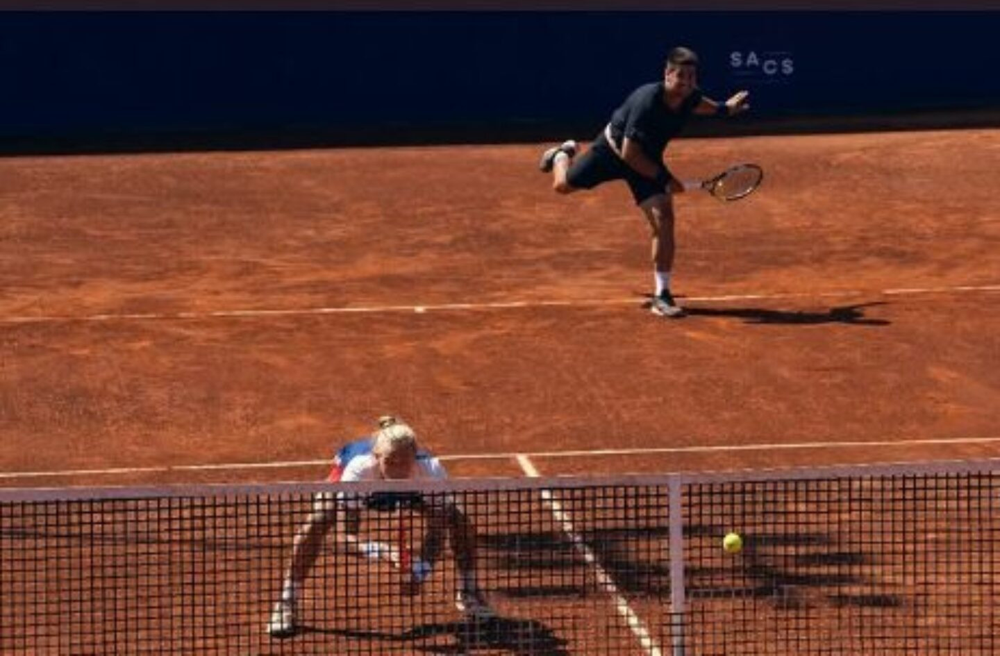 Rafa Matos e Orlando Luz em ação
